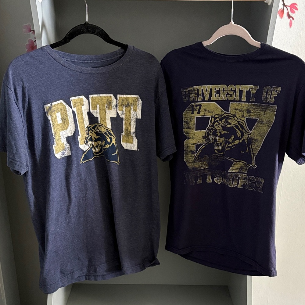 Pitt University Navy Blue Graphic Tee
